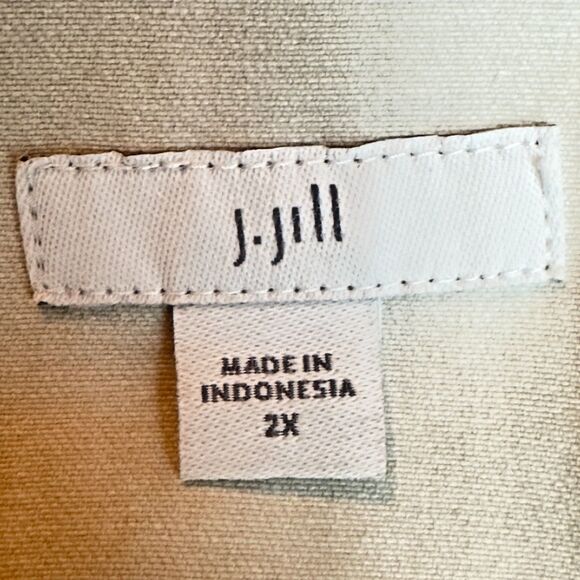 J. Jill Chino Women's Journey Trench Jacket Stylish, Lightweight Beige Size 2X - Picture 9 of 12